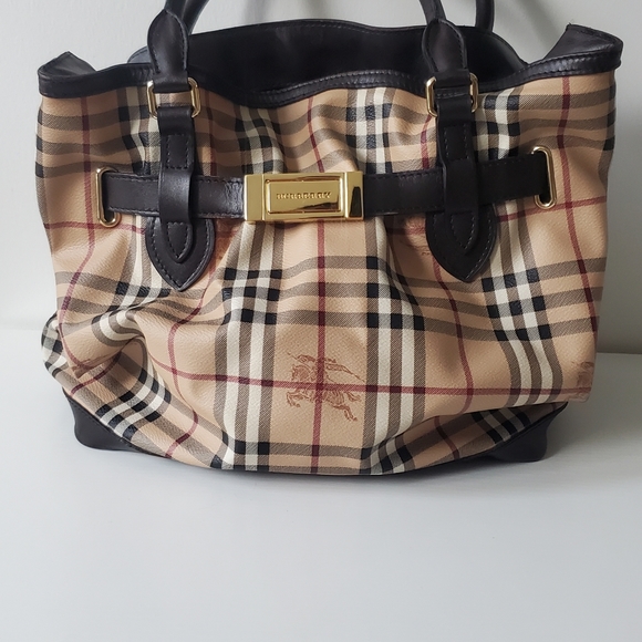 BURBERRY SHOULDER GOLDERTON TOTE HANDBAG - Picture 13 of 13